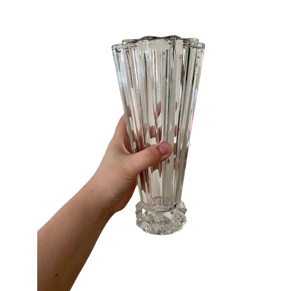1980’s Vintage Rosenthal Large 10” Crystal Vase Made in Germany - Picture 2 of 3